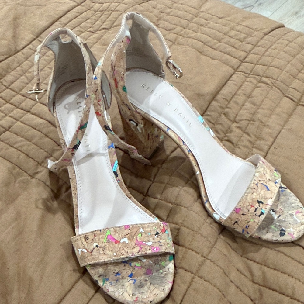 Kelly & Katie Multicolor Cork Heels